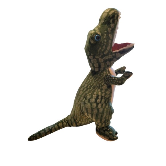 2 Walmart Dinosaurs Plush Stuffed Animal T-Rex Triceratops READ - Picture 5 of 9